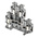 Phoenix Contact UTTB Clipline Series Grey Double Level Terminal Block, 0.14 → 6mm², Double-Level, Screw