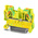 Phoenix Contact PT 2.5-PE Series Green/Yellow Earth Terminal Block, 0.14 → 4mm², Single-Level, Push In