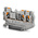 Phoenix Contact PT 2.5-TWIN Series Grey Feed Through Terminal Block, 0.14 → 4mm², Single-Level, Push In