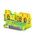 Phoenix Contact PTU 2.5-TWIN-PE Series Green/Yellow Earth Terminal Block, 0.14 → 4mm², Single-Level, Push In