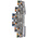 Phoenix Contact PT 2.5-PE/L/N Series Grey Earth Terminal Block, 0.14 → 4mm², Triple-Level, Push In Termination