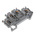 Phoenix Contact PTTB 2.5 Series Grey Double Level Terminal Block, 0.14 → 4mm², Double-Level, Push In