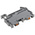Phoenix Contact PT 4 Series Grey Feed Through Terminal Block, 0.2 → 6mm², Single-Level, Push In Termination, ATEX