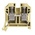 Weidmuller SAK Series Beige Feed Through Terminal Block, 10mm², Single-Level, Screw Termination