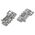 Wago TOPJOB S, 2002 Series Grey Feed Through Terminal Block, 2.5mm², Single-Level, Push-In Cage Clamp Termination,