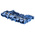 Wago TOPJOB S, 2002 Series Blue Feed Through Terminal Block, 2.5mm², Single-Level, Push-In Cage Clamp Termination,