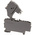 Wago 2002 Series Grey Fuse Terminal Block, 2.5mm², 1-Level, Push-In Cage Clamp Termination, Fused, ATEX