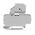 Wago 2002 Series Grey Fuse Terminal Block, 2.5mm², 1-Level, Push-In Cage Clamp Termination, Fused, ATEX