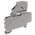 Wago 2002 Series Grey Fuse Terminal Block, 2.5mm², 1-Level, Push-In Cage Clamp Termination, Fused, ATEX