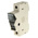 Weidmuller W Series Brown Fused DIN Rail Terminal, Single-Level, Screw Termination