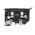 Weidmuller W Series Black Fused DIN Rail Terminal, 4mm², Single-Level, Screw Termination, Fused