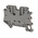 Phoenix Contact UT 2.5-QUATTRO Series Grey DIN Rail Terminal Block, Single-Level, Screw Termination
