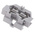 Wago 261 Series Grey Modular Terminal Block, 2.5mm², Single-Level, Cage Clamp Termination