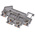 Phoenix Contact PTTB 1.5/S Series Grey Double Level Terminal Block, 1.5mm², Double-Level, Push In Termination