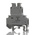 Phoenix Contact UKK 5-DIO/U-O Series Grey DIN Rail Terminal Block, 0.2 → 4mm², Double-Level