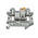 Phoenix Contact UT 2.5-MT Series Grey Knife Disconnect Terminal Block, 2.5mm², Single-Level, Screw Termination