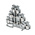 Phoenix Contact UT 2.5-3L Series Grey DIN Rail Terminal Block, Triple-Level, Screw Termination