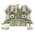 Weidmuller W Series Beige Disconnect Terminal Block, 2.5mm², Single-Level, Screw Termination