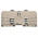 Weidmuller WFF Series Dark Beige DIN Rail Terminal Block, 10 → 240mm², Single-Level, Bolt Termination, ATEX,