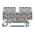 Wago 870 Series Grey Feed Through Terminal Block, 2.5mm², Single-Level, Cage Clamp Termination