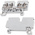 Wago 870 Series Grey Feed Through Terminal Block, 2.5mm², Single-Level, Cage Clamp Termination