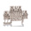 Weidmuller Z Series Beige Feed Through Terminal Block, 1.5mm², Double-Level, Clamp Termination