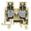 Weidmuller AKZ Series Beige, Yellow Feed Through Terminal Block, 2.5mm², Single-Level, Screw Termination, ATEX, IECEx