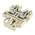 Weidmuller SAK Series Beige Feed Through Terminal Block, 2.5mm², Single-Level, Screw Termination