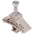 Weidmuller WF 8/32 Series Dark Beige Feed Through Terminal Block, 50mm², Single-Level, Screw Termination