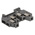 Phoenix Contact MT 1.5-QUATTRO Series Grey DIN Rail Terminal Block, 0.14 → 1.5mm², Double-Level, Screw