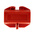 Brady 2 Lock 7mm Shackle Polypropylene Lockout Device- Red