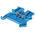 Legrand 371 Series Blue DIN Rail Terminal Block, 2.5mm², Single-Level, Screw Termination
