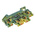 Phoenix Contact PTTB 2.5-PE Series Green/Yellow Double Level Terminal Block, 0.14 → 4mm², Double-Level, Push In