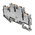 Phoenix Contact PTTB 4 Series Grey Feed Through Terminal Block, 0.2 → 6mm², Double-Level, Push In Termination,
