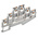 Phoenix Contact PT 1.5/S-3PV Series Grey Multi Level Terminal Block, 0.14 → 1.5mm², Triple-Level, Push In