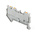 Phoenix Contact PT 1.5/S-TWIN Series Grey Feed Through Terminal Block, 0.14 → 1.5mm², Single-Level, Push In