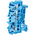 Wago TOPJOB S, 2002 Series Blue Feed Through Terminal Block, 2.5mm², Single-Level, Push-In Cage Clamp Termination,