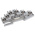 Phoenix Contact ST 2.5-PE/L/N Series Grey DIN Rail Terminal Block, Triple-Level, Spring Clamp Termination