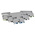 Phoenix Contact ST 2.5-PE/L/N Series Grey DIN Rail Terminal Block, Triple-Level, Spring Clamp Termination