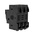 Phoenix Contact UK 10.3-CC HESI N 3POL Series Black Feed Through Terminal Block, Single-Level, Screw Termination