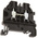 Wieland WT 4 Series Black Feed Through Terminal Block, Single-Level, Screw Termination, ATEX