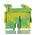 Phoenix Contact MPT 2.5-PE Series Green/Yellow Earth Terminal Block, 0.14 → 4mm², Single-Level, Push In