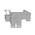 Phoenix Contact PTTB 1.5/S/2P-PV Series Grey Double Level Terminal Block, 0.14 → 1.5mm²
