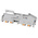 Phoenix Contact PT 4-QUATTRO-DIO 1N 5408/L-R Series Grey Component Terminal Block, Single-Level, Push In Termination