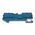 Phoenix Contact PT 1.5/S-QUATTRO BU Series Blue Feed Through Terminal Block, 0.14 → 1.5mm², Single-Level, Push
