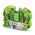 Phoenix Contact PT 16 N-PE Series Green/Yellow Earth Terminal Block, Single-Level, Push In Termination