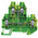 Wieland WT 4 E PE Series Green, Yellow Earth Terminal Block, Double-Level, Screw Termination, ATEX