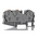 Phoenix Contact PT 16 Clipline Series Grey Feed Through Terminal Block, 0.5 → 25mm², Single-Level, Push In