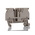Weidmuller A Series Beige DIN Rail Terminal Block, 2.5mm², Single-Level, Push In Termination, ATEX