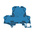 ENTRELEC SNK Series Blue Terminal Block, 4mm², 2-Level, Push In Termination